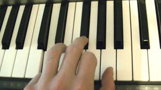 D Dur Akkord Chord Klavier Keyboard Piano spielen [upl. by Lovmilla]