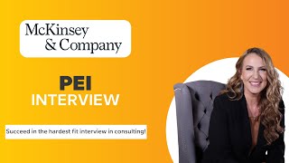 McKinsey PEI Personal Experience Interview [upl. by Harrus]