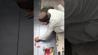 Floor tile fixing 18quot X 36quot [upl. by Aenad384]