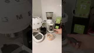 Smeg coffee machine and grinder tutorial [upl. by Mara]