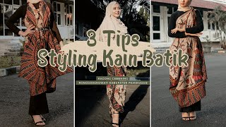 Tutorial Pakai Kain Batik Jadi Rok dan Dress ala Kacong Cebbhing Pamekasan  Cebbhing Mawar [upl. by Arutak]