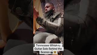 Tennessee Whisky Guitar solo behind the scenes [upl. by Atile678]