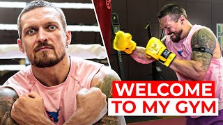 Train with Usyk ahead of EPIC Tyson Fury fight  Welcome To My Gym [upl. by Aynotahs]