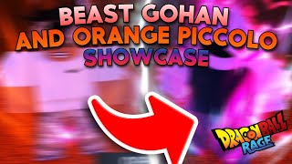 BEAST GOHAN and ORANGE PICCOLO Form Showcase  Roblox Dragon Ball Rage Update [upl. by Einyaj]