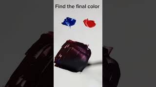 Find The Final Color colormixing shortvideo [upl. by Nnaeiluj]