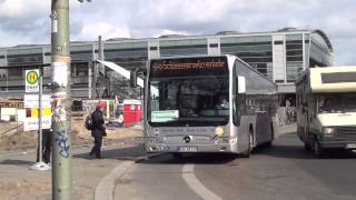 Schienenersatzverkehr SBahn Berlin Ringbahn  2 O405N amp 1 Citaro am Bahnhof Ostkreuz HD [upl. by Stanwinn]