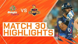 2023 Abu Dhabi T10 Match 30 Highlights Bangla Tigers vs Deccan Gladiators  Season 7 [upl. by Gaye]