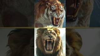 Sabertooth Tiger Vs Lion Black Bear Grey Wolf Elephant Crocodile SabertoothTiger [upl. by Acirrehs]