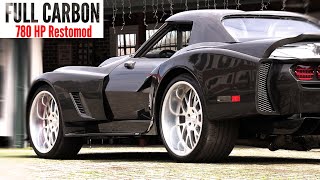 Full Carbon Fiber 780 hp Chevrolet C3 Corvette Restomod  Build Story C3R [upl. by Ahsakal717]