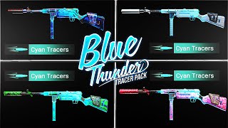 NEW BLUE THUNDER TRACER PACK 🤔 MP40 quotBIOLUMINESCENCEquot TRACERS is BEAUTIFUL on VANGUARD WARZONE [upl. by Wier]