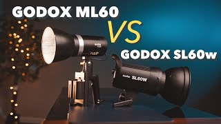 Godox SL60w Vs Godox ML60 Video Light Comparison [upl. by Thistle]