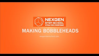 Bobblehead 3D Printed model Tinkercad Complete Build [upl. by Nyliuqcaj]