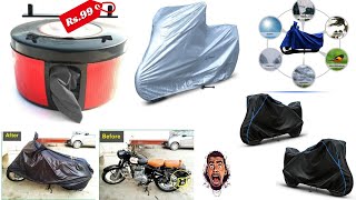 Bike cover for sun dust rain protection 3IN1 Review amp Unboxing  All bike Cover [upl. by Anatola649]