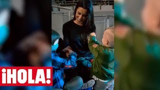 El juego de PILAR RUBIO con sus hijos [upl. by Odelinda935]