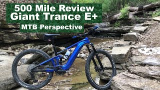 Giant Trance X E 500 Mile Ebike Review  Hate it or Love it [upl. by Marlette281]