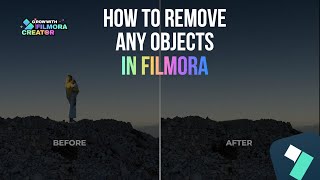 How To Remove Any Objects On Filmora 13 [upl. by Taran]