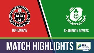 HIGHLIGHTS Bohemians 11 Shamrock Rovers [upl. by Nehepts542]