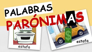 Palabras PARÓNIMAS l tema explicado [upl. by Delmar]