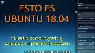 Esto es Ubuntu 18 o Linux Mint 19 o a lo mejor es Deepin 15 o le llamaremos DUBUNTU 🤔 [upl. by Yssis359]