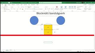 Bandsågverk kalkylera mått före sågning [upl. by Alikam]