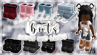 Aesthetic Layered  3D Boots  Codes and Links  Roblox Bloxburg Berry Avenue [upl. by Mesics]