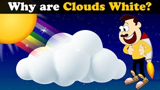 Why do Clouds appear White  more videos  aumsum kids science education whatif [upl. by Olecram]