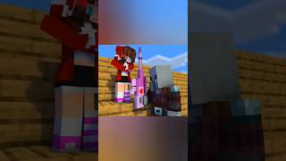 Alex makes a gun of loveMinecraft Animation minecraft shorts [upl. by Ahsemac102]