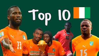 Voici les 10 meilleurs buteurs de la sélection ivoirienne [upl. by Budding]