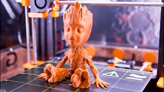 Baby Groot  3D Printing Time Lapse [upl. by Ormand]