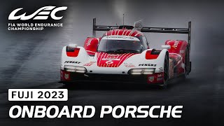 Onboard lap Porsche 963 Hypercar 6 with Kévin Estre I 2023 6 Hours of Fuji I FIA WEC [upl. by Ahsinar476]