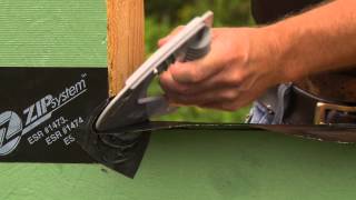 Flashing Windows with ZIP System Tape  Mastering the Basics  ZIP System sheathing and tape [upl. by Heiskell909]