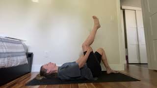 Supine Peroneal Nerve Flossing  Gliders straight knee amp ankle moves [upl. by Kraska]