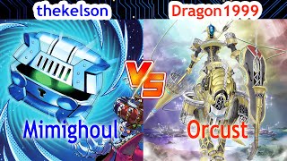 Mimighoul Vs Orcust Fiendsmith  thekelson Vs Dragon1999  High Rated  Dueling Book [upl. by Archaimbaud747]