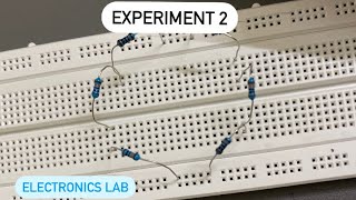 To construct a Wheatstone bridge using resistors calculate and measure the node volt amp output volt [upl. by Adaran]