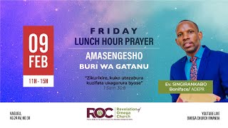 LUNCH HOUR PRAYER  PART 2  Ev Boniface Singirankabo [upl. by Merrick]