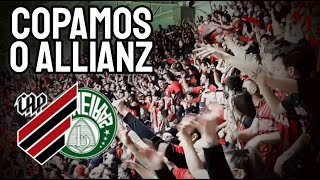 🤫 COPAMOS O ALLIANZ festa da torcida na semifinal da Libertadores Palmeiras 2x2 Athletico PR [upl. by Diahann697]