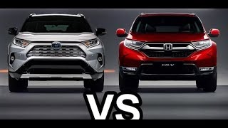 2019 Toyota RAV4 vs 2018 Honda CRV [upl. by Salinas]