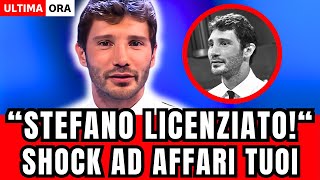 🔴 STEFANO DE MARTINO IN LACRIME quotSONO STATO LICENquot CHOC AD AFFARI TUOI POCO FA [upl. by Gisella]