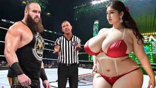 🔥WWE 2K24  Braun Strowman vs Pari Malhotra  WWE2K April 9 2024 [upl. by Eada]