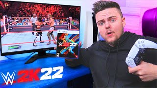 Finally Playing WWE 2K22 Do I Like It [upl. by Arodaeht]