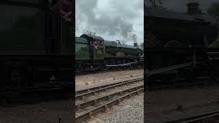 4930 Hagley Hall Departs Kidderminster severnvalleyrailway steamlocomotive Trains railway gwr [upl. by Hailee483]