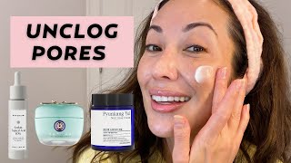 Unclog Pores With This Morning Skincare Routine  SKINCARE [upl. by Bate507]