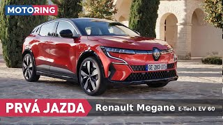 PRVÁ JAZDA  Renault Megane ETech EV 60  Motoring TA3 [upl. by Oyr]