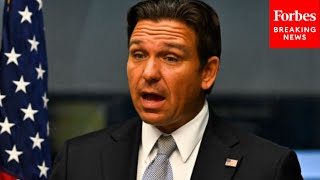 JUST IN Florida Governor Ron DeSantis Holds Press Briefing On Tropical Storm Milton [upl. by Elbon]