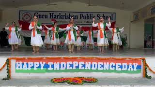 15 August dance semi classicalschool dance independence day performance dil diya hai shub din [upl. by Stent]