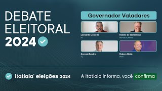 ELEIÇÕES MUNICIPAIS ACOMPANHE O DEBATE DOS CANDIDATOS DE GOVERNADOR VALADARES [upl. by Ajan]