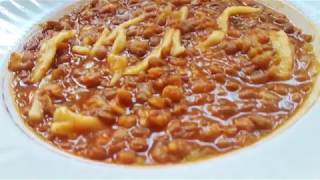 Yeşil Mercimek Yemeği Nasıl Yapılır  Mercimek Yemeği Tarifi  Lentil Dish  Bizim Terek [upl. by Elatnahc426]