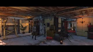 Fallout 4 MOD  Recruit Emogene Cabot as Settler  Reaction to Wall Exhaust Fan Hammering [upl. by Nyletac]