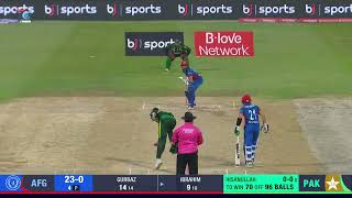 Ihsanullah gets two wickets in his first over 1st Match  AFG v PAK T20I Series  ACB [upl. by Hsital578]