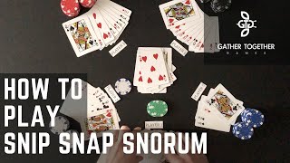 How To Play Snip Snap Snorum [upl. by Gianni]